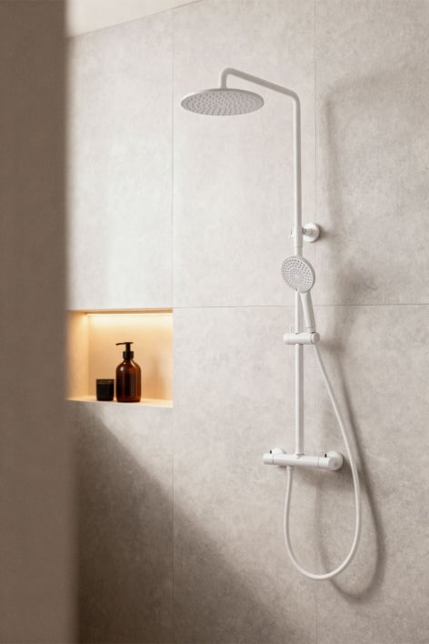 Orveta brass thermostatic shower column