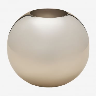 Brania Steel Vase ↑20 Cm - Sklum