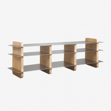 Tokyo Tv Cabinet 180x40 Cm In Mango Wood And Steel Mango Wood - Sklum