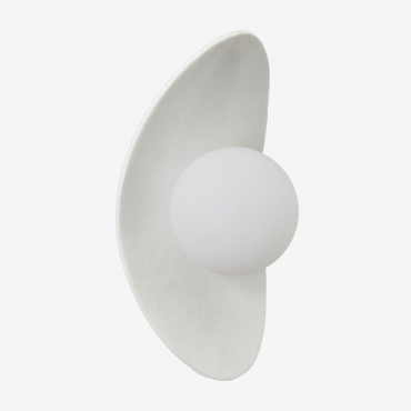 Ayerte Wall Sconce White - Sklum