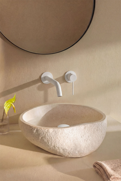 Orveta brass built-in basin tap