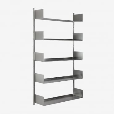 Nolvia Stainless Steel Wall Shelf ↔︎70 Cm Steel - Sklum