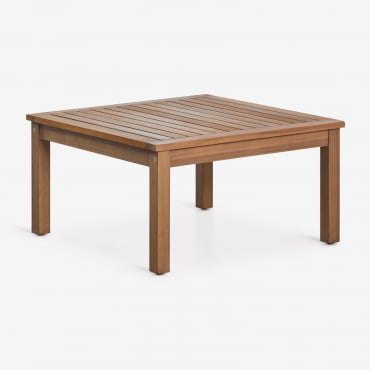 Branson 65x65 Cm Square Acacia Wood Coffee Table Acacia Brown - Sklum