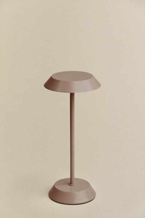 Oravella wireless LED outdoor table lamp in iron