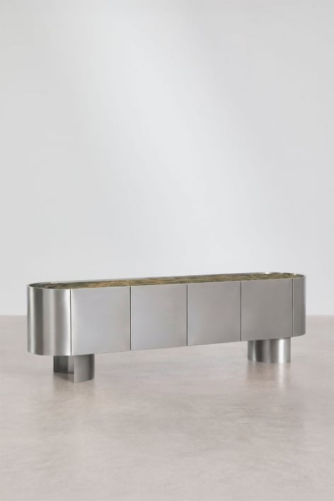 Luena 180x40 cm stainless steel TV cabinet