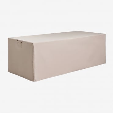 Rectangular Otley Garden Table Protective Cover Tapioca Beige & 260 X 110 Cm - Sklum