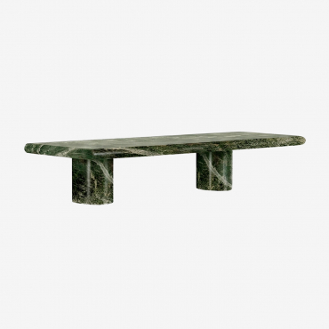Uganda Marble 60x15 Wall Shelf Green Marble Forest - Sklum