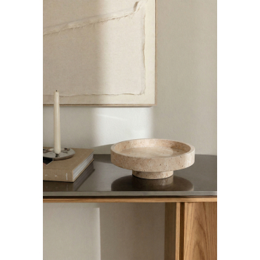 Kevara natural stone round catchall Ø25 cm - SKLUM