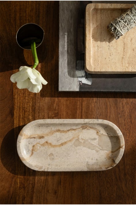 Ceranova natural stone decorative tray