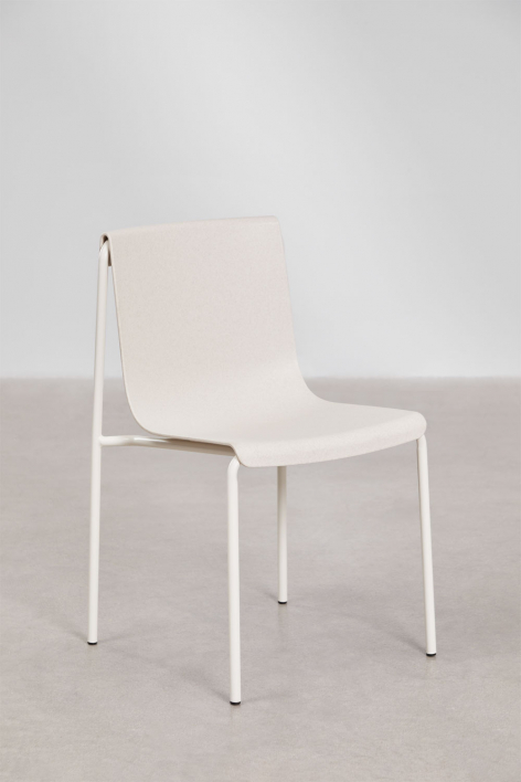 Ismene polypropylene dining chair - White Stone