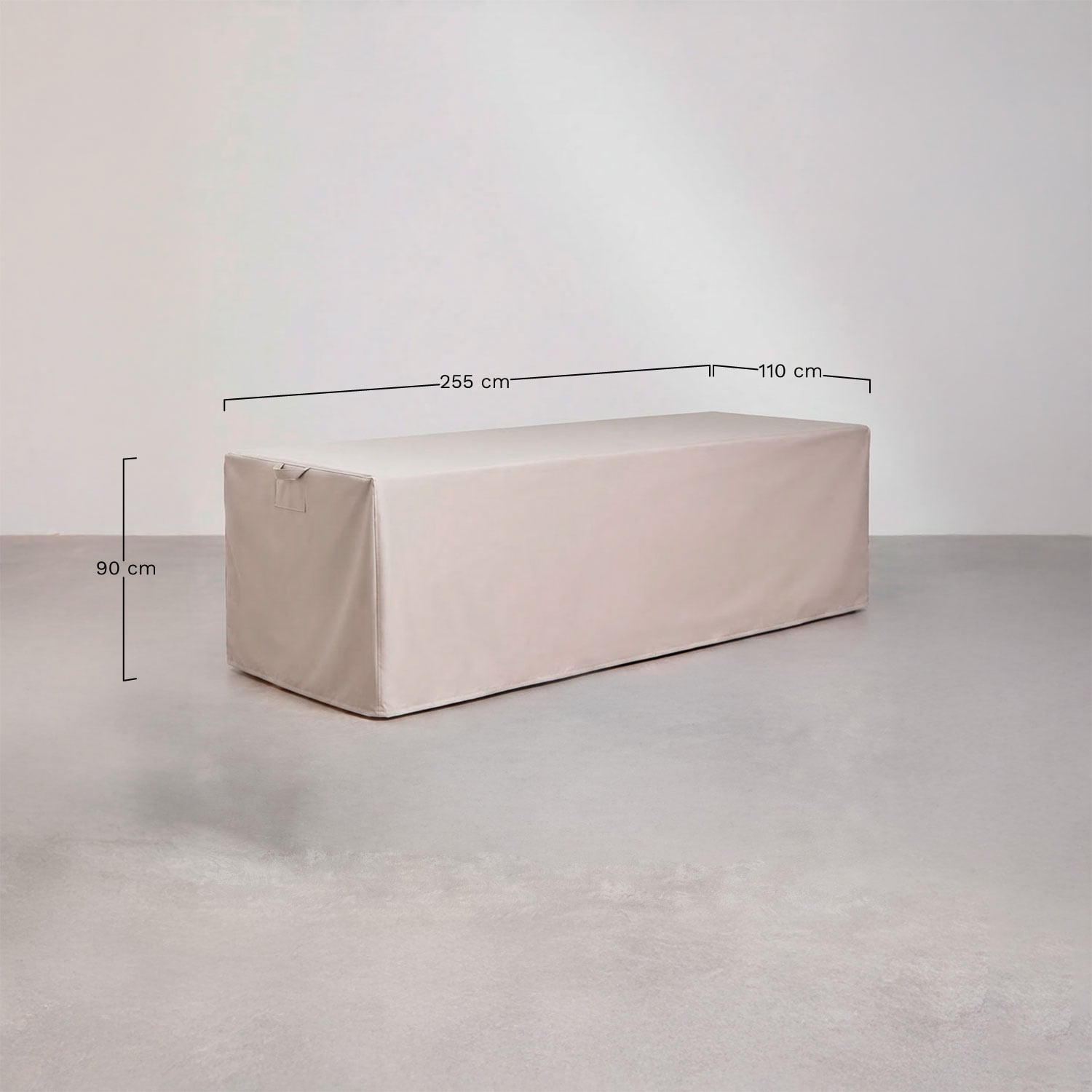 Otley garden sofa protective cover, MEASURES