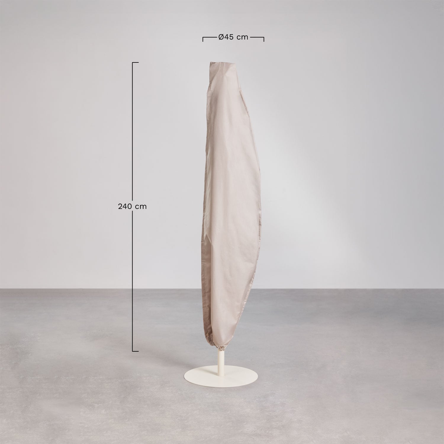 Otley umbrella protective cover, MEASURES