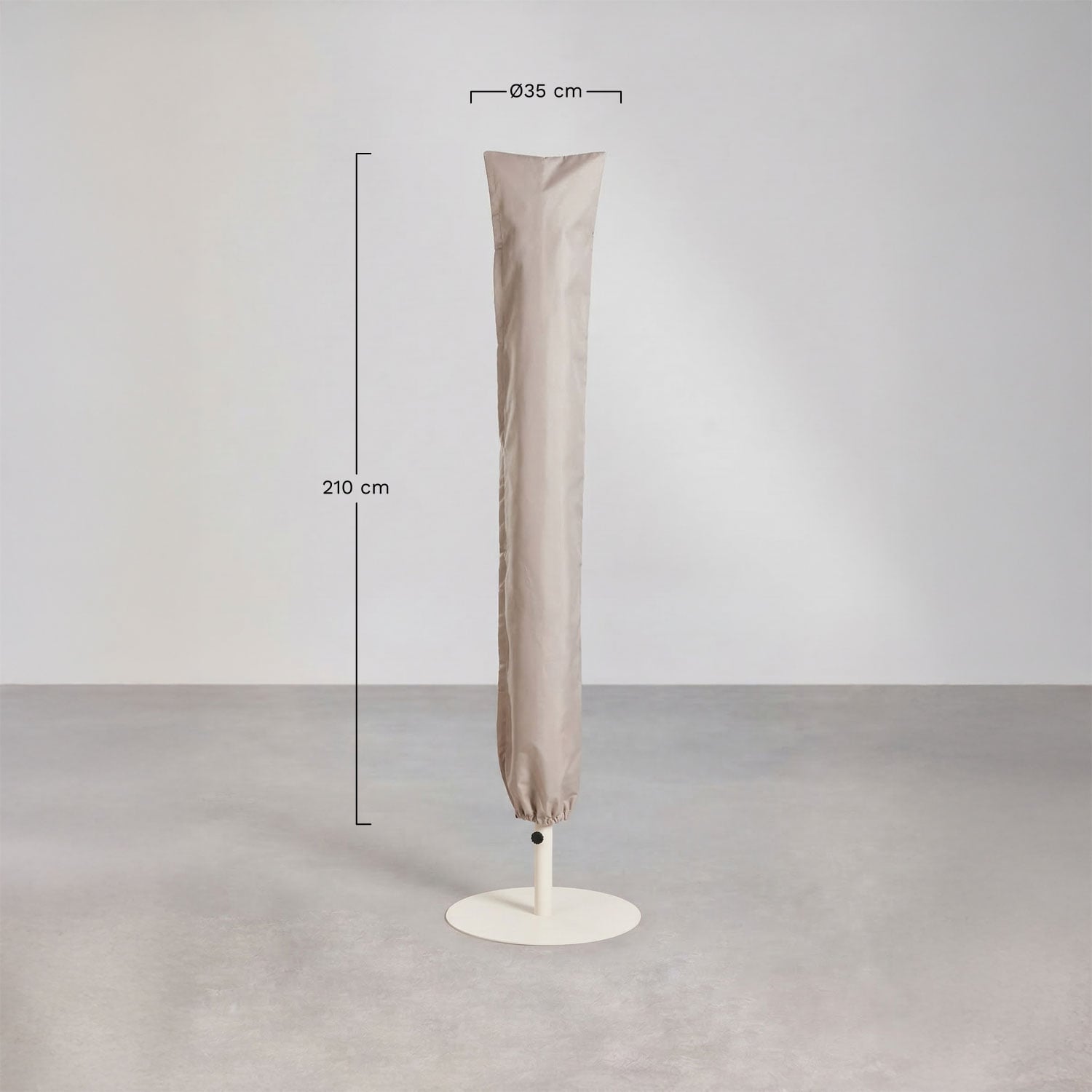 Otley umbrella protective cover, MEASURES