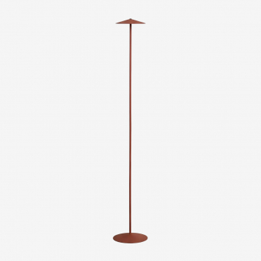 Emilein Wireless Led Iron Floor Lamp Red Clay - Sklum