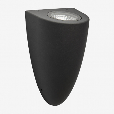 Seattle Outdoor Wall Light In Aluminum Black - Sklum