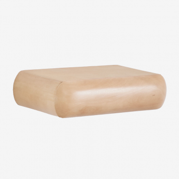 Rectangular Floating Bedside Table 40x20 Cm In Carmen Wood Mango Wood - Sklum