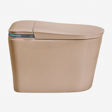 Saloa Premium Ceramic Smart Toilet Almond Beige - Sklum