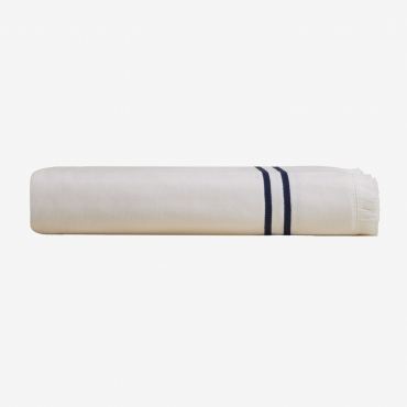 Salerno Cotton Beach Towel Navy Blue & 200 X 200 Cm - Sklum
