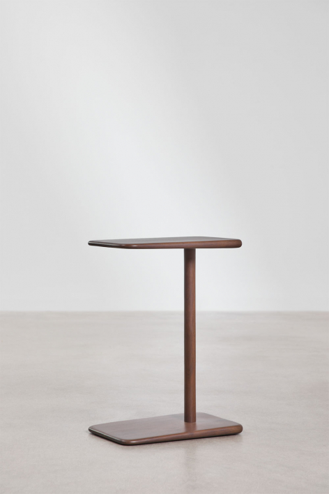 Pack of 2 rectangular bedside tables 40x25 cm in Tinsley wood