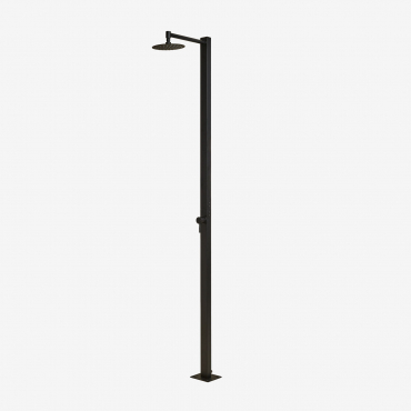 Hernan Stainless Steel Outdoor Shower Matt Black - Sklum