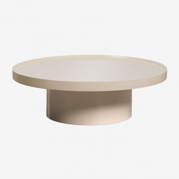 Round Coffee Table In Mdf Cirela Ø90 Cm - Sklum