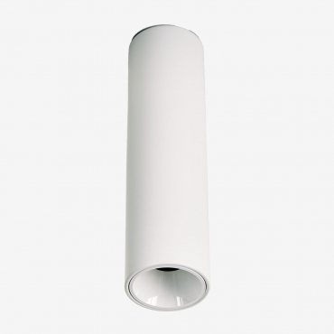 Round Ø4 Cm Surface Led Ceiling Light For Outdoor Use In Aluminum Luisiana White & Warm White 2700k & 3 W & 38o - Sklum
