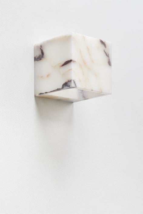 Leonessa LED wall lamp in marble