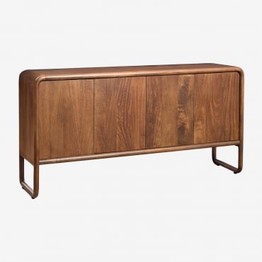 Maupaul 160x40 Cm Sideboard In Mango Wood Dark Handle Wood - Sklum