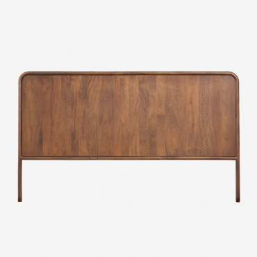 Maupaul Mango Wood Headboard Dark Handle Wood & 180 Cm - Sklum