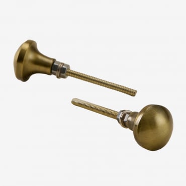 Pack Of 2 Mariluz Iron Handles Matt Gold - Sklum