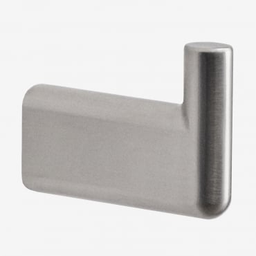 Rovent Stainless Steel Bathroom Hook Brushed Grey - Sklum
