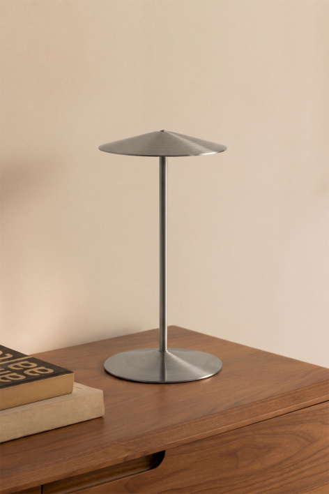 Wireless LED table lamp in iron Emilein