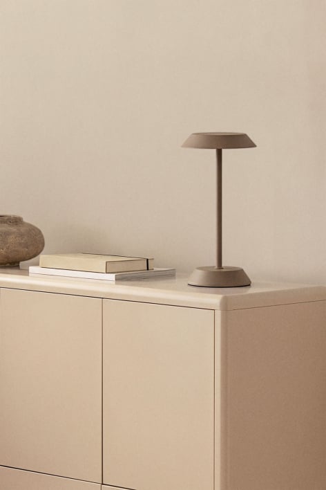 Oravella wireless LED iron table lamp
