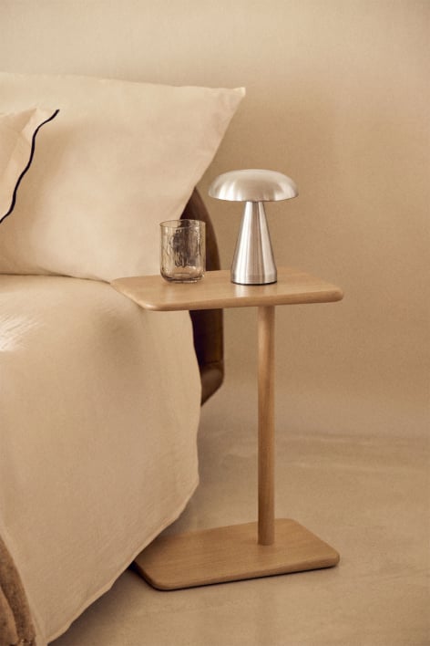 Pack of 2 bedside tables 40x25 cm in Tinsley wood