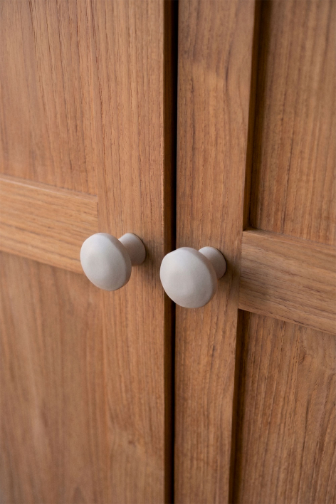 Pack of 2 Mariluz iron handles - Bright white