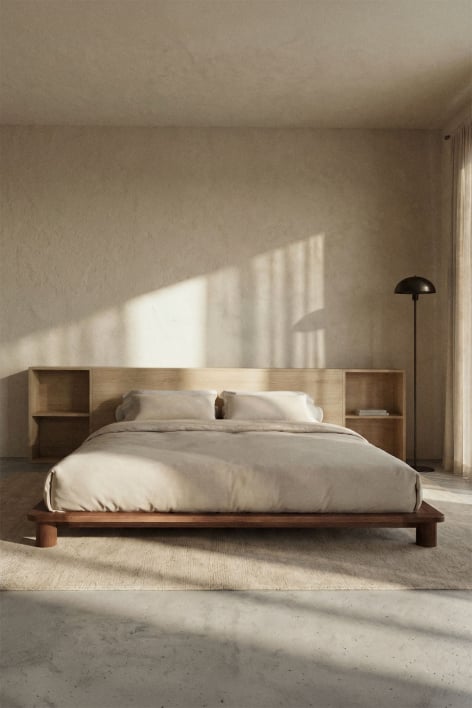 Mariselina mango wood bed