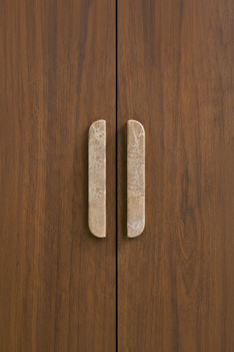 Pack of 2 natural stone handles Tinesla