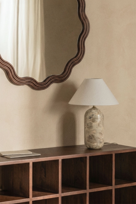 Yalvira natural stone table lamp