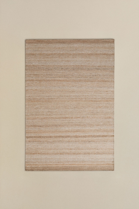 Rectangular outdoor rug in polyethylene Aldonza