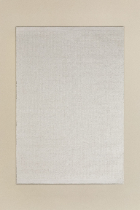 Rectangular outdoor rug in polyethylene Aldonza