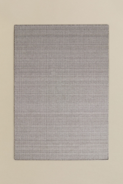 Rectangular polyethylene rug Fadrique - Light Grey Taupe