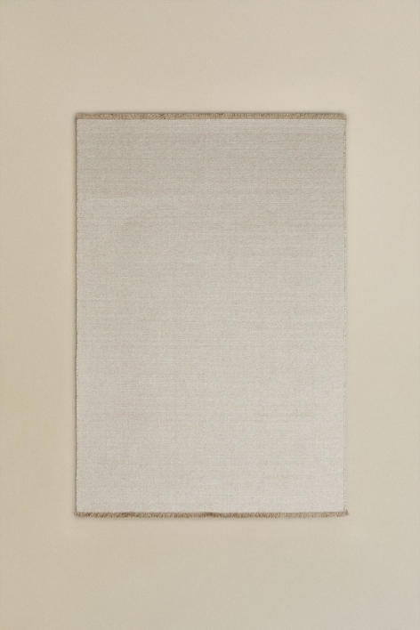 Quiteria rectangular wool and cotton rug