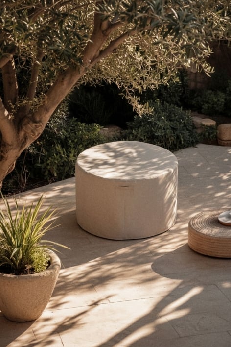 Otley round garden table protective cover