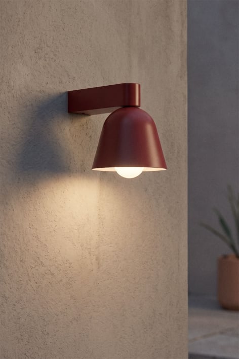 Briavel iron outdoor wall light