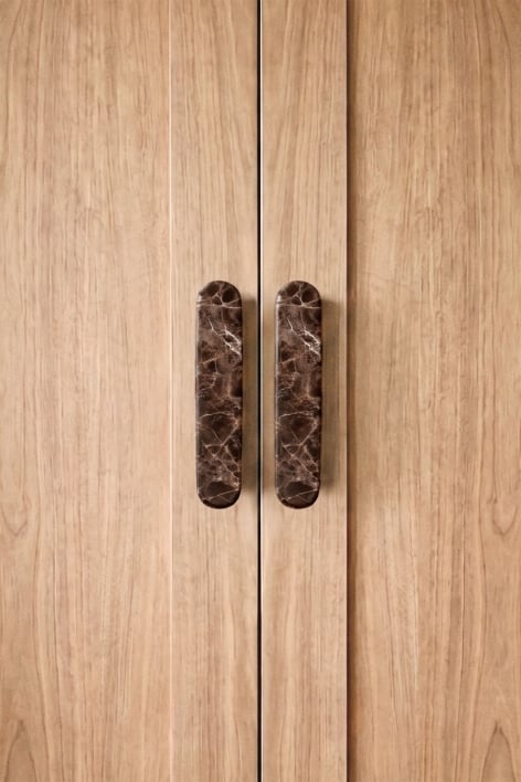 Pack of 2 natural stone Casbina handles