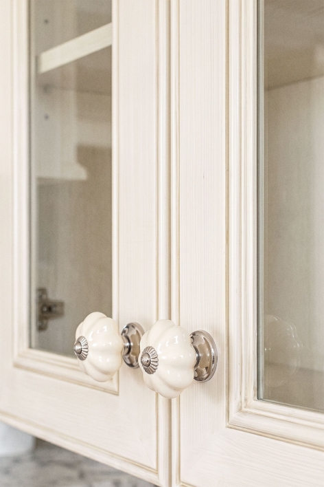 Pack of 2 Tova ceramic handles - Gardenia White
