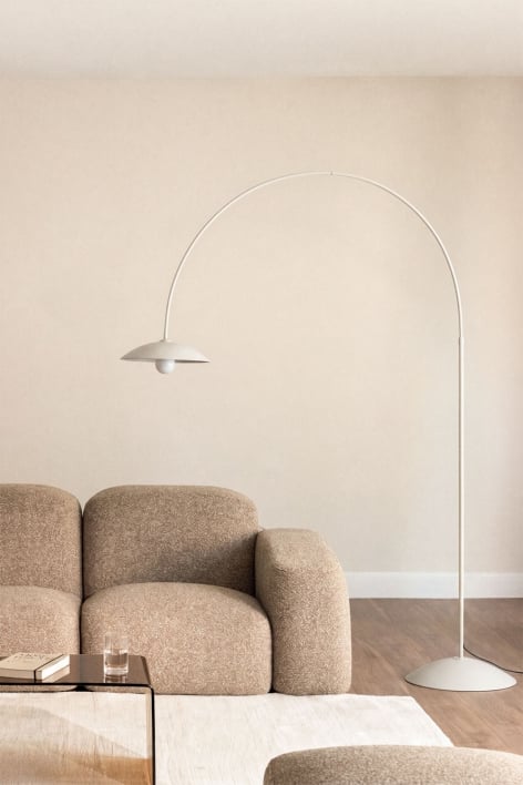 Lomira iron floor lamp