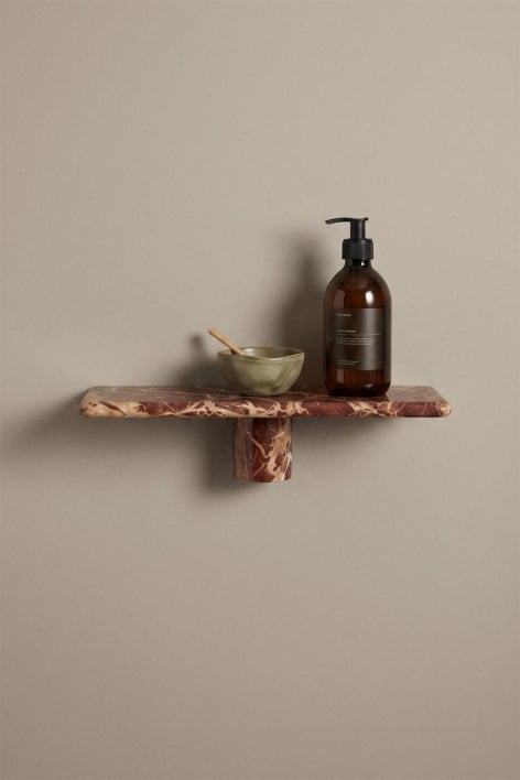 Uganda marble wall shelf