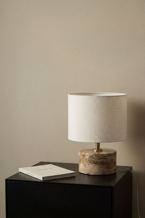 Orlena natural stone table lamp