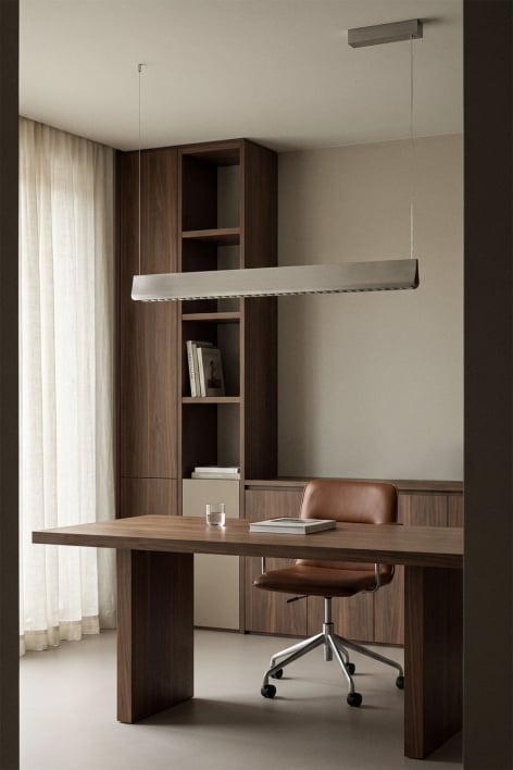 120 cm Linear LED Pendant Ceiling Lamp in Aluminum Mairen